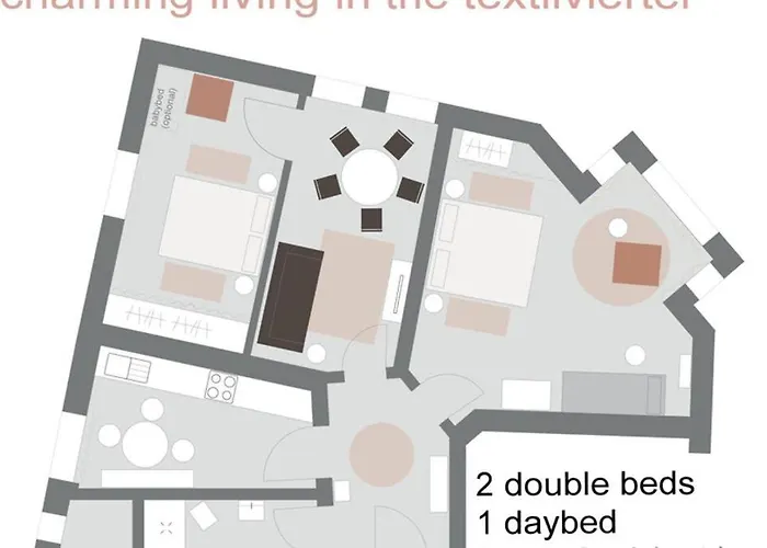 公寓 Leben Im Textilviertel - Stilvolle - Zentral Und Ruhig *